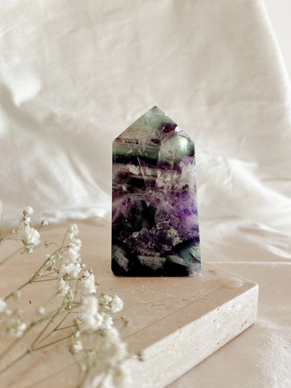 punta Fluorite Arcobaleno - B